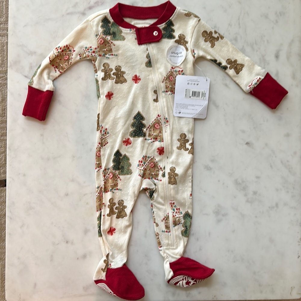 Burt’s bees holiday pajamas 0-3M